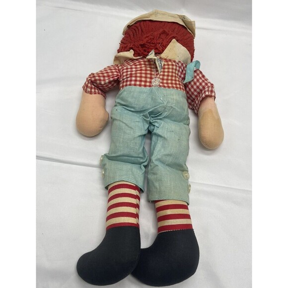 Vintage Knickerbocker 1970s Raggedy Andy Doll 14” Super Rare - Picture 10 of 15